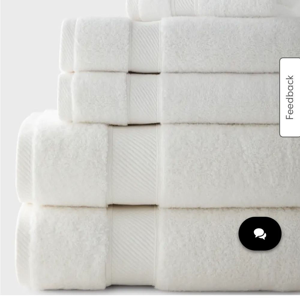 Charter Club White Bath Sheets (2)